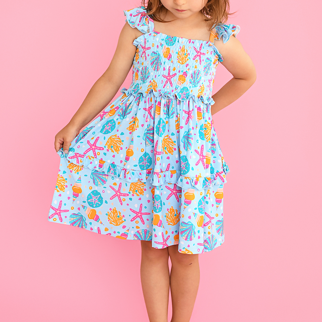 Marina SMOCKED DRESS - Gigi and Max