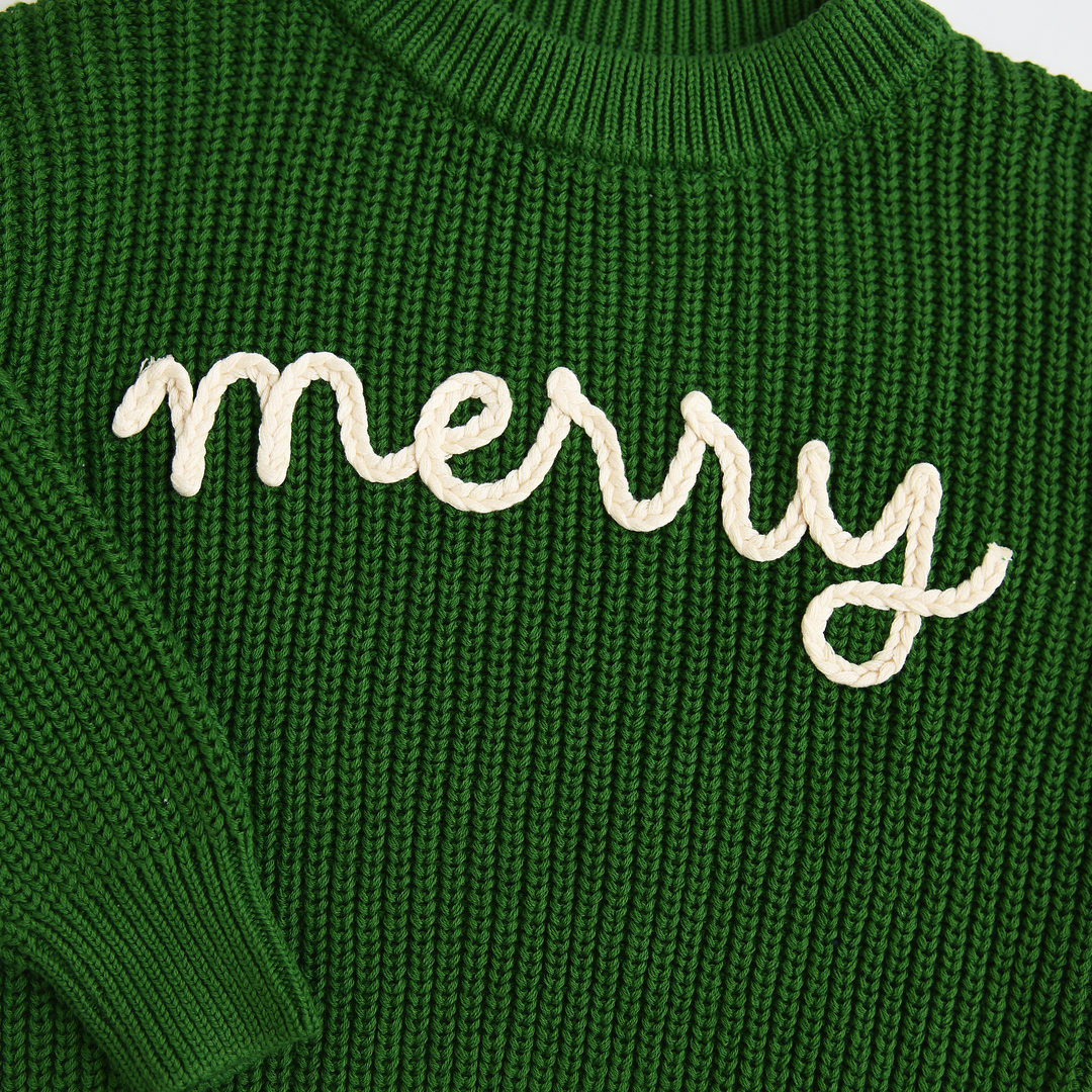 Merry Green SWEATER - Gigi and Max