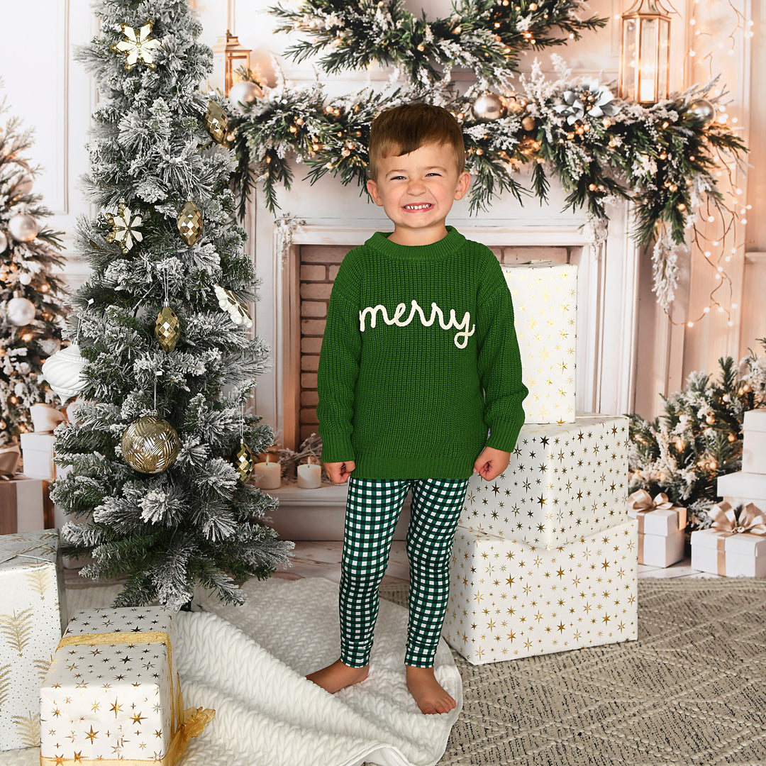 Merry Green SWEATER - Gigi and Max