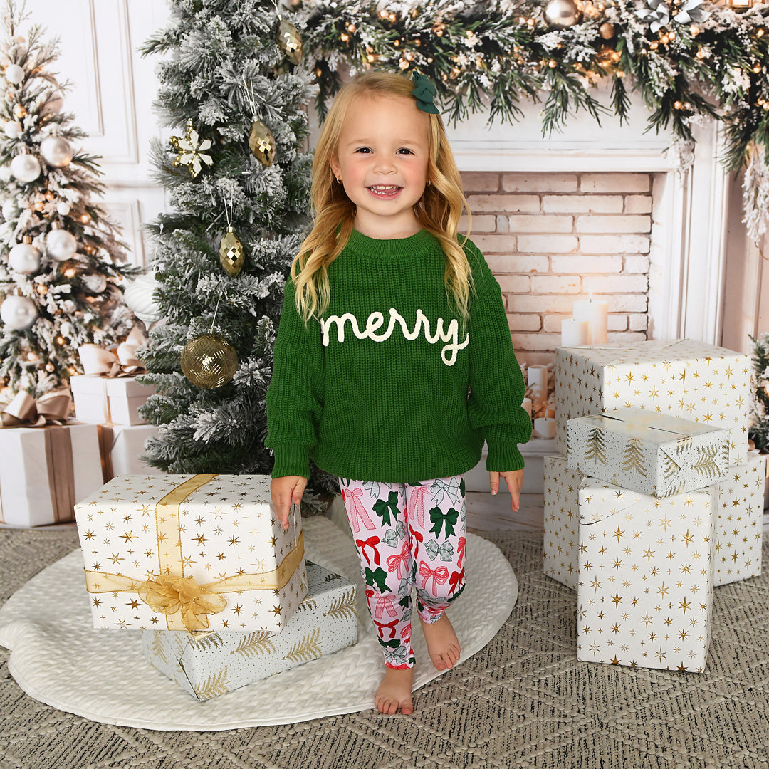 Merry Green SWEATER - Gigi and Max