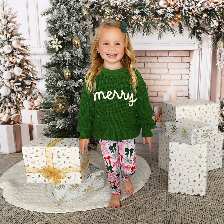 Merry Green SWEATER - Gigi and Max