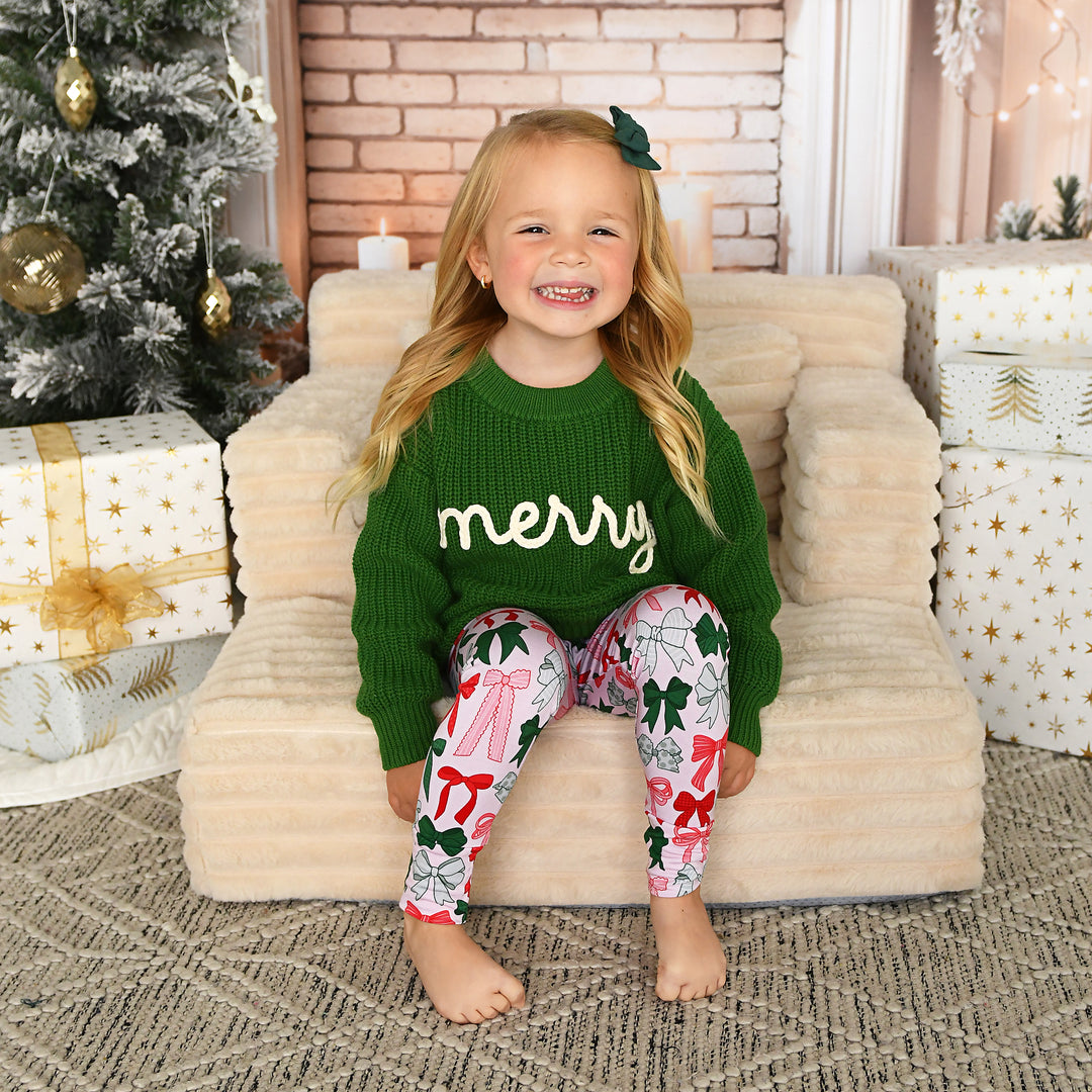 Merry Green SWEATER - Gigi and Max