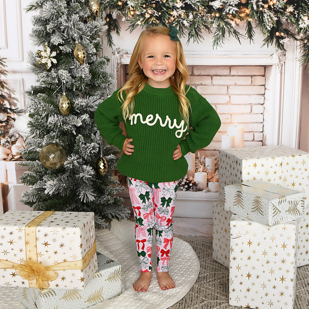 Belle Bows LEGGINGS - Gigi and Max