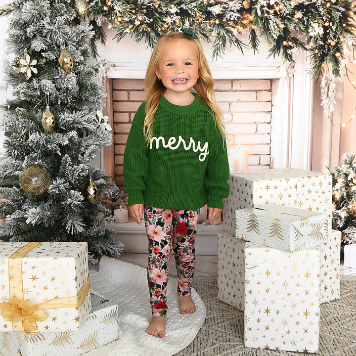 Merry Green SWEATER - Gigi and Max
