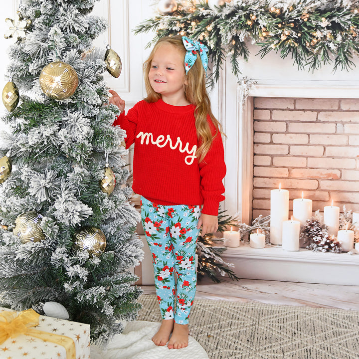 Elsa Floral LEGGINGS - Gigi and Max