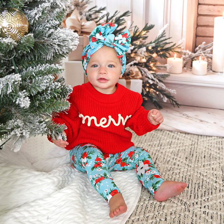 Elsa Floral LEGGINGS - Gigi and Max