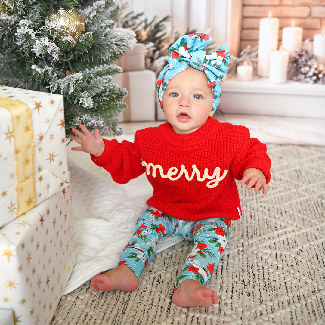 Elsa Floral LEGGINGS - Gigi and Max