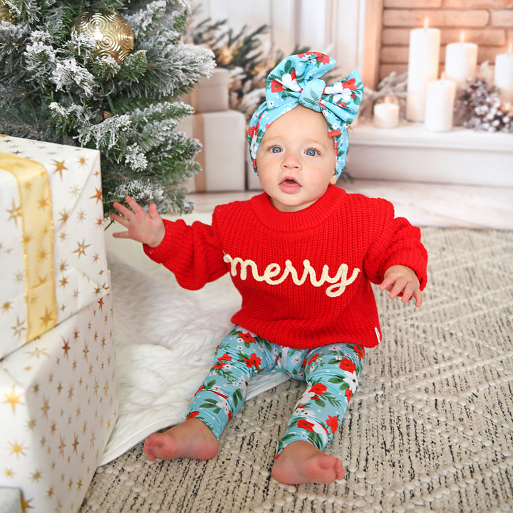 Elsa Floral LEGGINGS - Gigi and Max