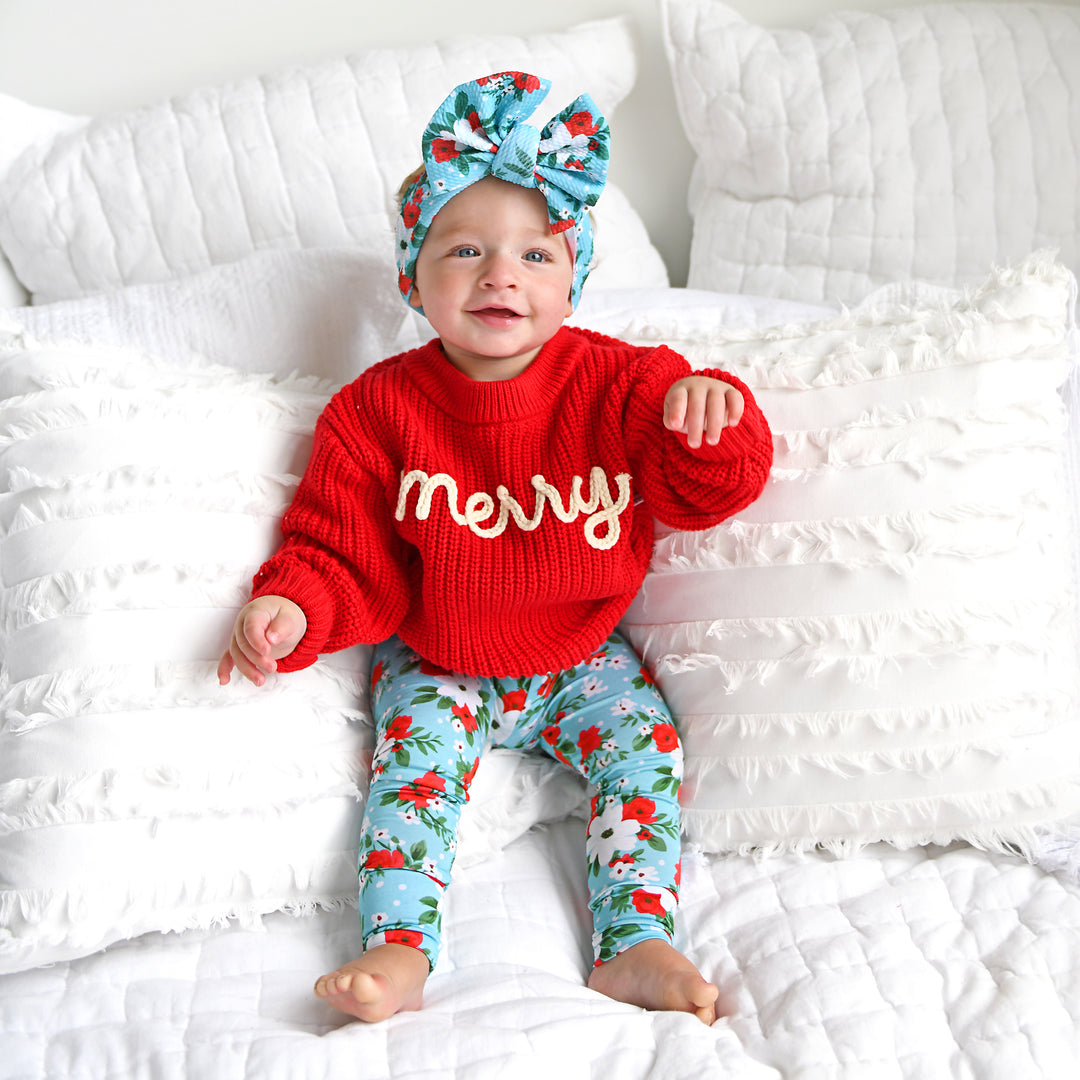 Elsa Floral LEGGINGS - Gigi and Max