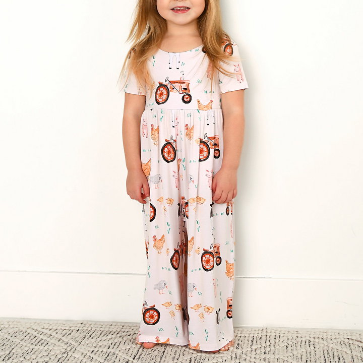 Millie Moo WIDE LEG ROMPER