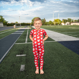 Ohio Scarlet & Gray TWO PIECE - Gigi and Max