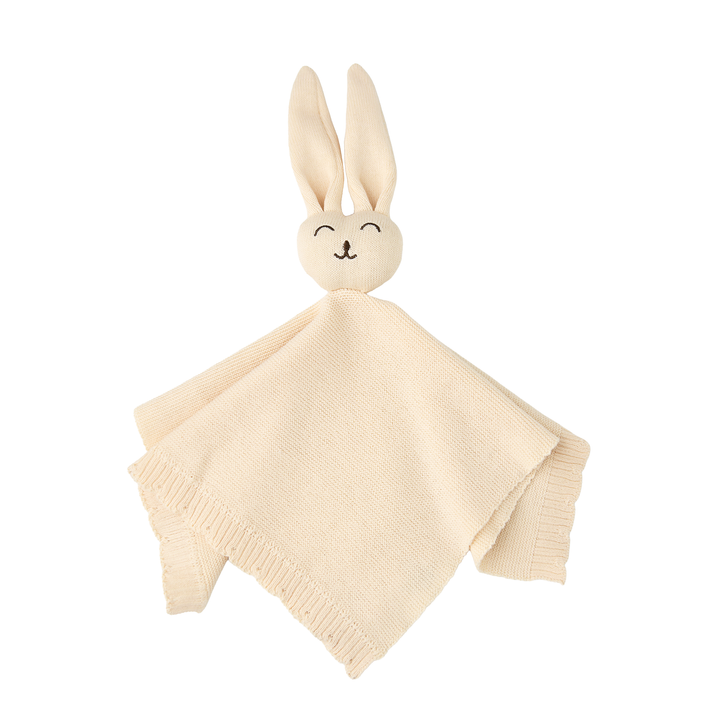 Oatmeal KNIT BUNNY LOVEY - Gigi and Max