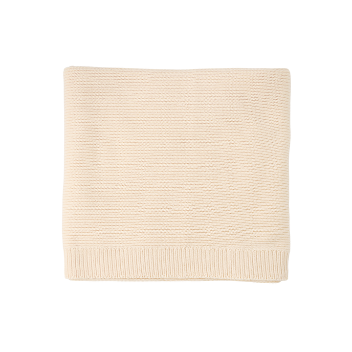 Oatmeal KNIT BLANKET - Gigi and Max