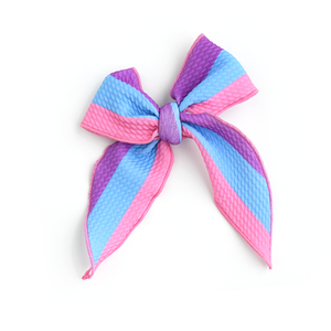 Sabrina Stripe CLIP BOW - Gigi and Max