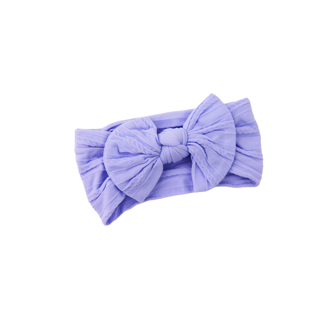 Pastel Purple SOFT NYLON ELASTIC HEADBAND - Gigi and Max