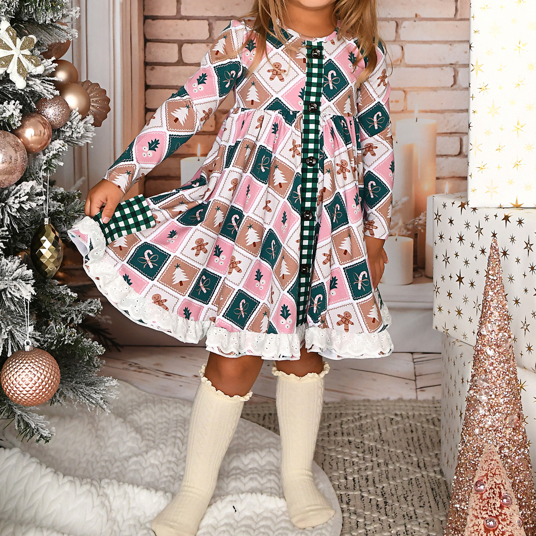 Pearl BUTTON DRESS