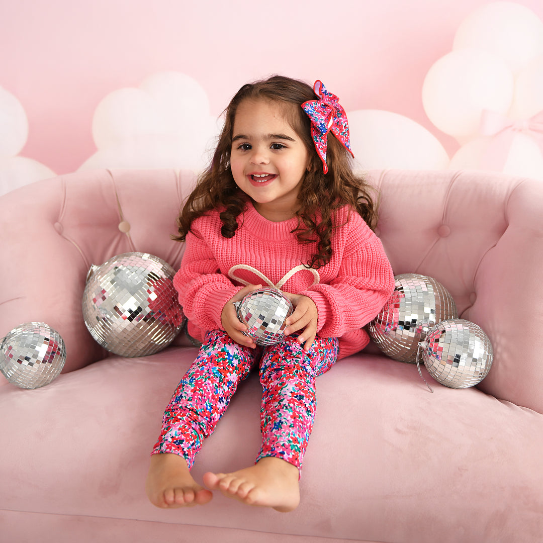 Pink Bow SWEATER - Gigi and Max