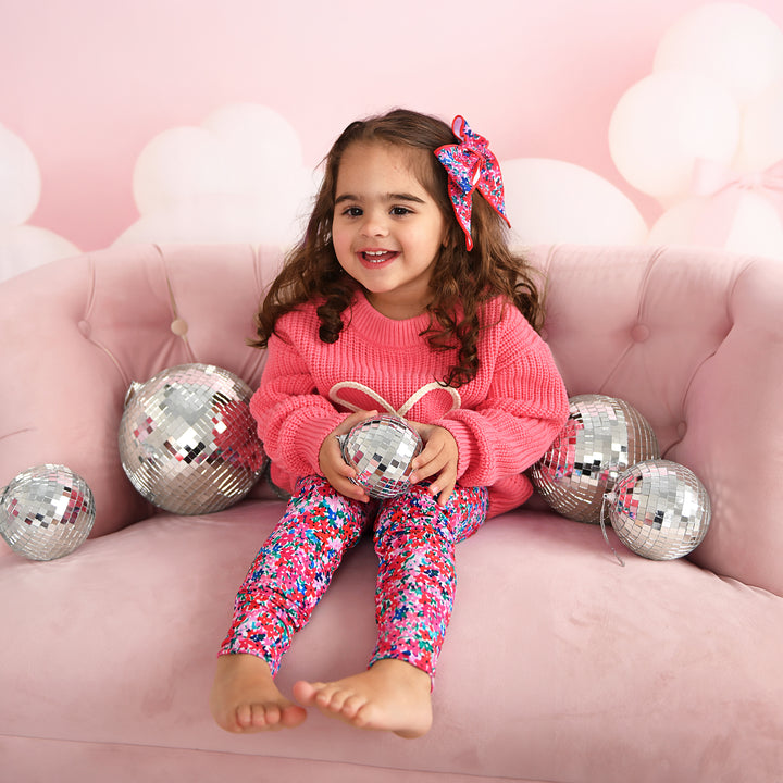Pink Bow SWEATER - Gigi and Max