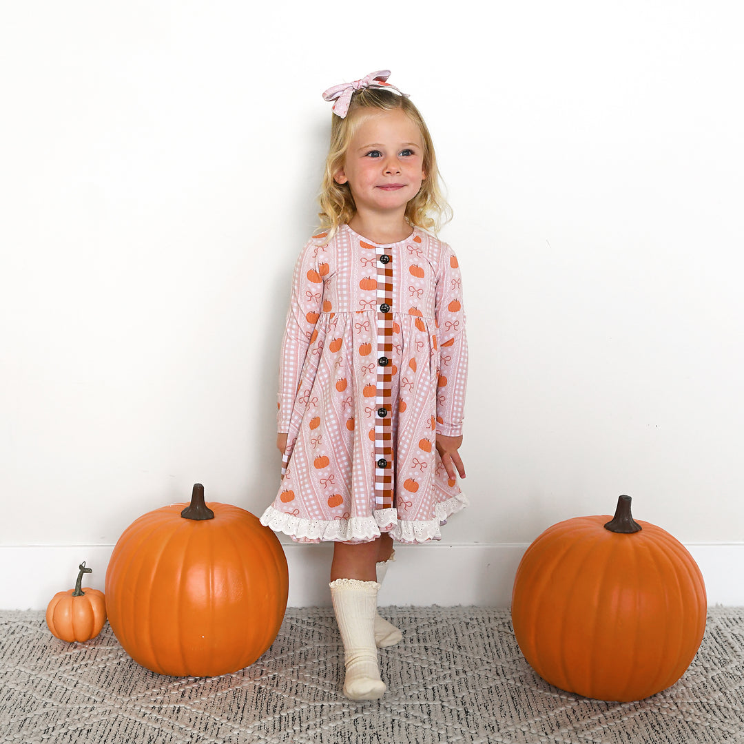 Reagan BUTTON DRESS - Gigi and Max