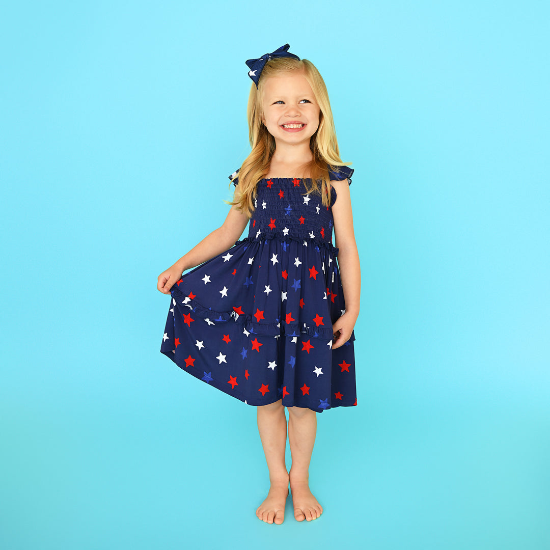 Sam SMOCKED DRESS - Gigi and Max
