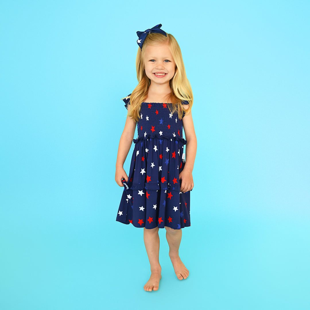 Sam SMOCKED DRESS - Gigi and Max