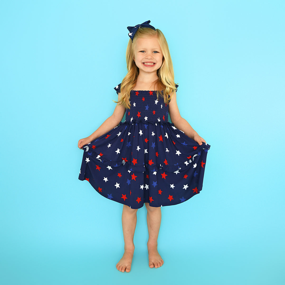 Sam SMOCKED DRESS - Gigi and Max