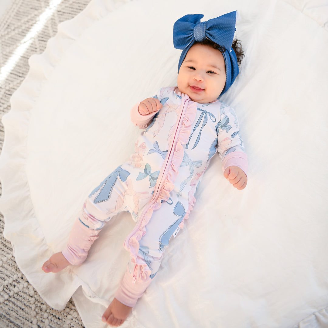 Samantha Bows RUFFLE ZIP