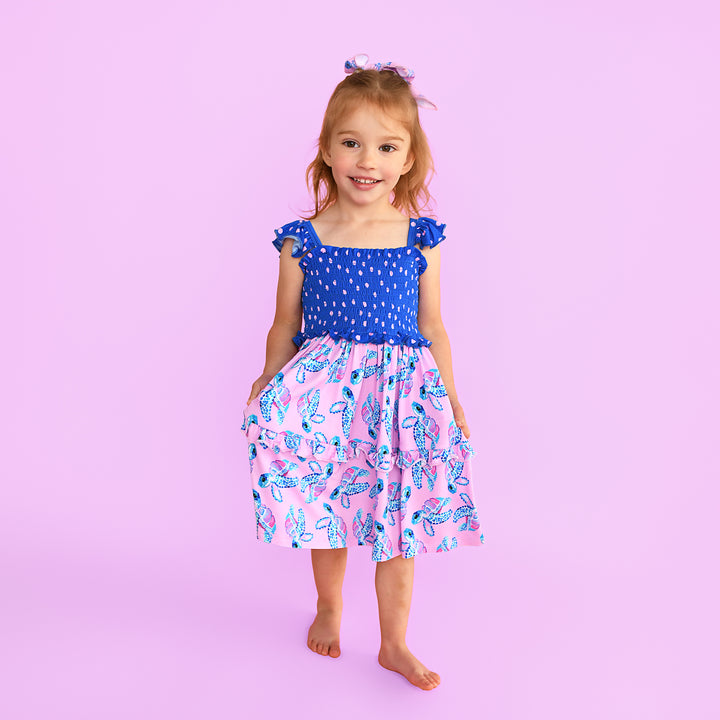 Waverly SMOCKED DRESS - Gigi and Max