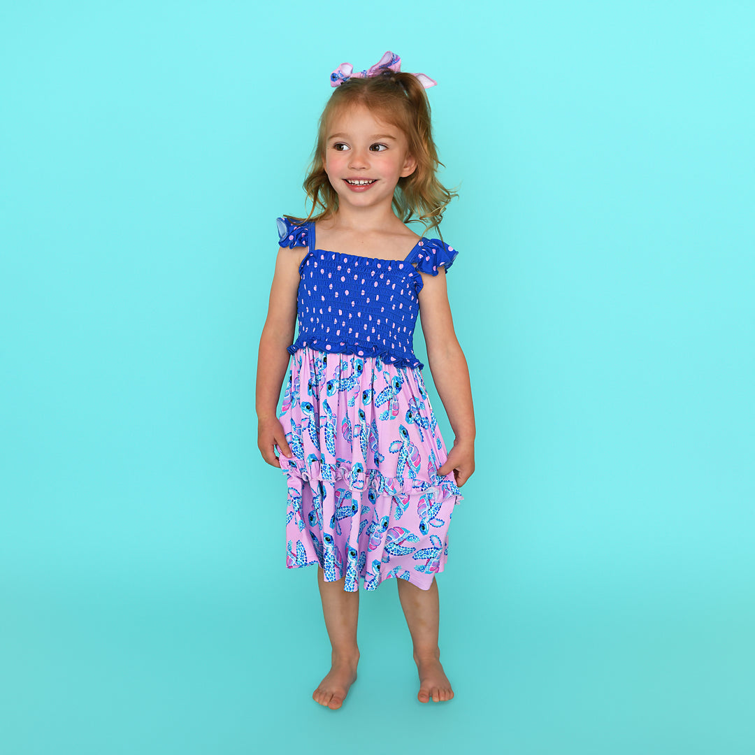 Waverly SMOCKED DRESS - Gigi and Max