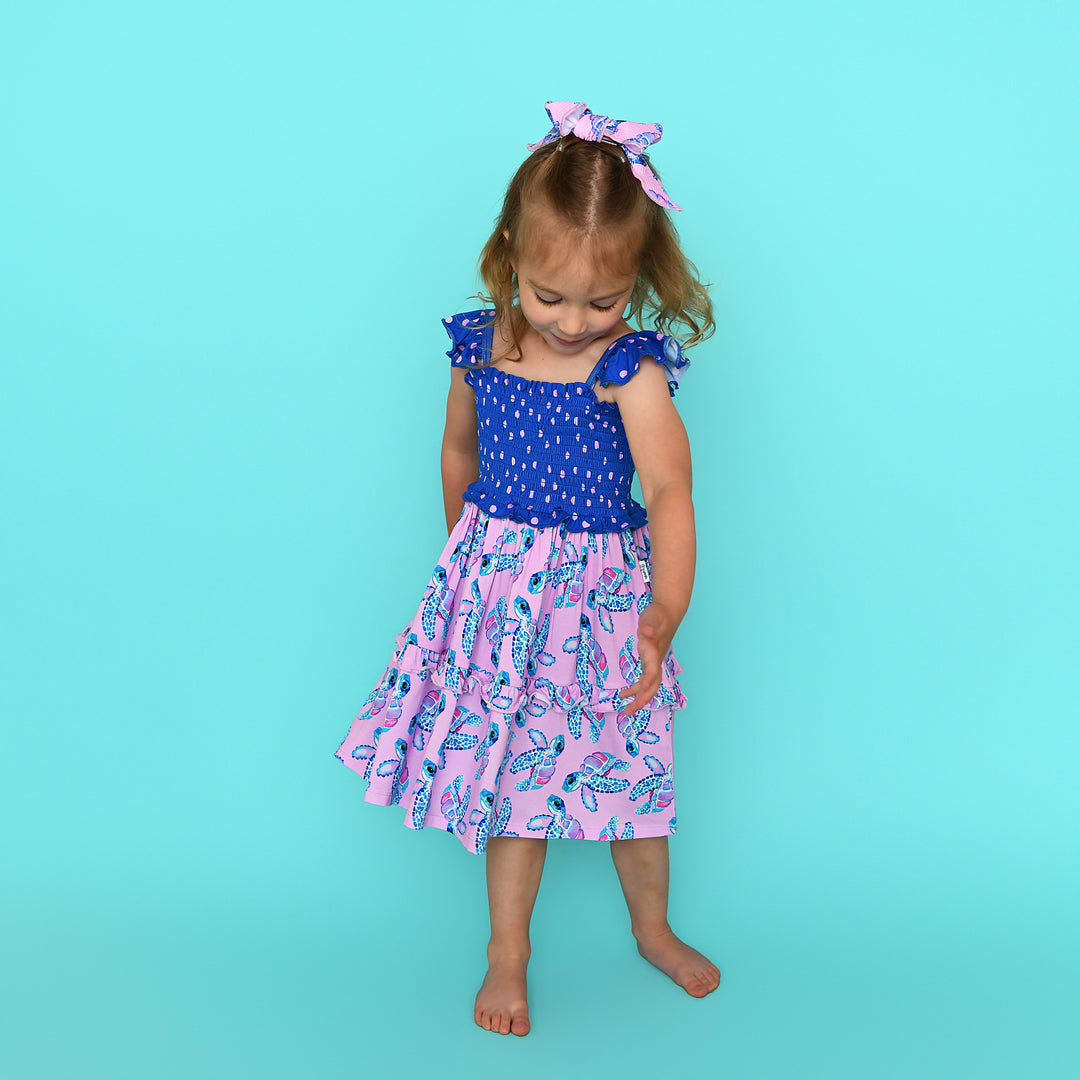 Waverly SMOCKED DRESS - Gigi and Max