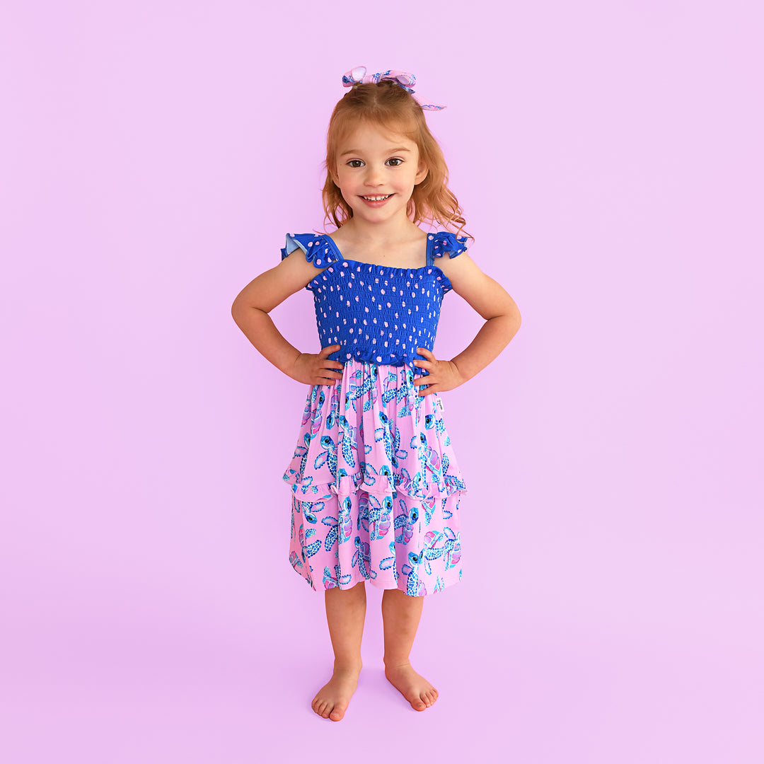 Waverly SMOCKED DRESS - Gigi and Max