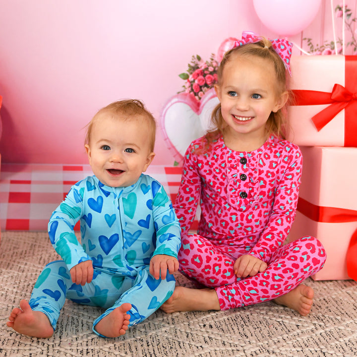 Zuri Leopard RUFFLE TWO PIECE