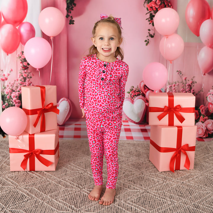 Zuri Leopard RUFFLE TWO PIECE - Gigi and Max