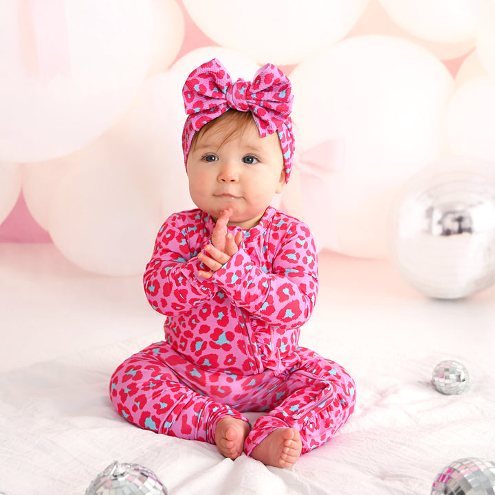 Zuri Leopard RUFFLE ZIP - Gigi and Max