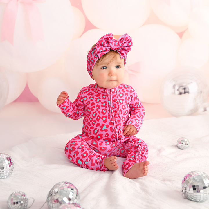 Zuri Leopard RUFFLE ZIP - Gigi and Max