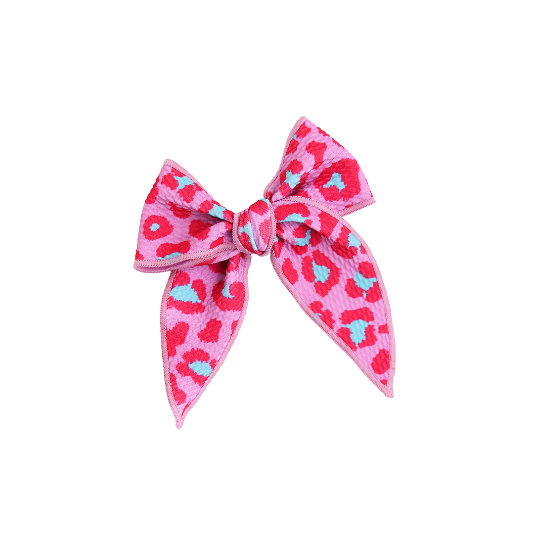 Zuri Leopard CLIP BOW - Gigi and Max