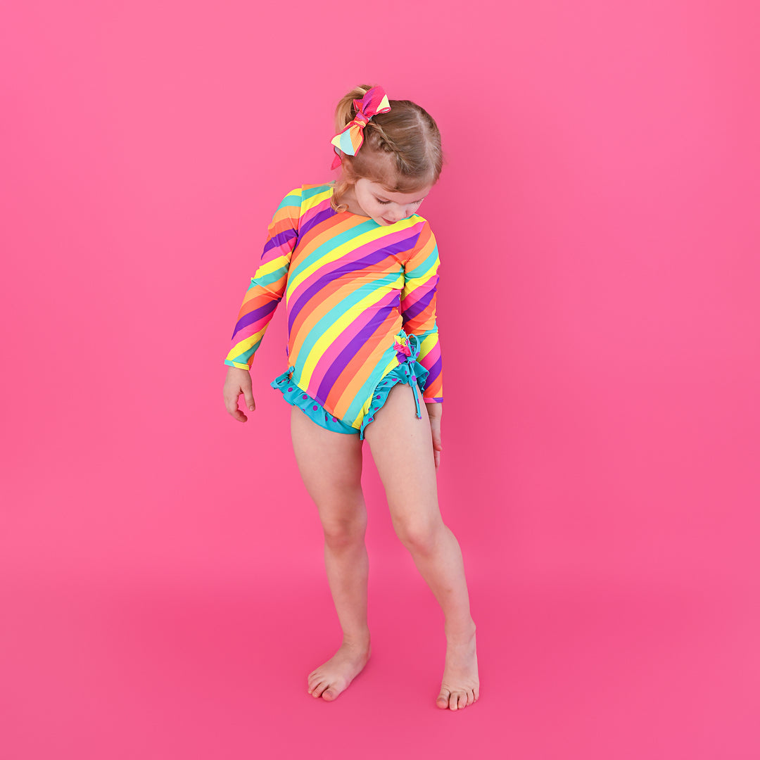 Amanda Stripe CLIP BOW - Gigi and Max