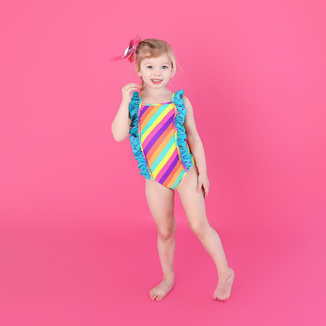 Amanda Stripes TANK ONE PIECE SWIMSUIT - Gigi and Max