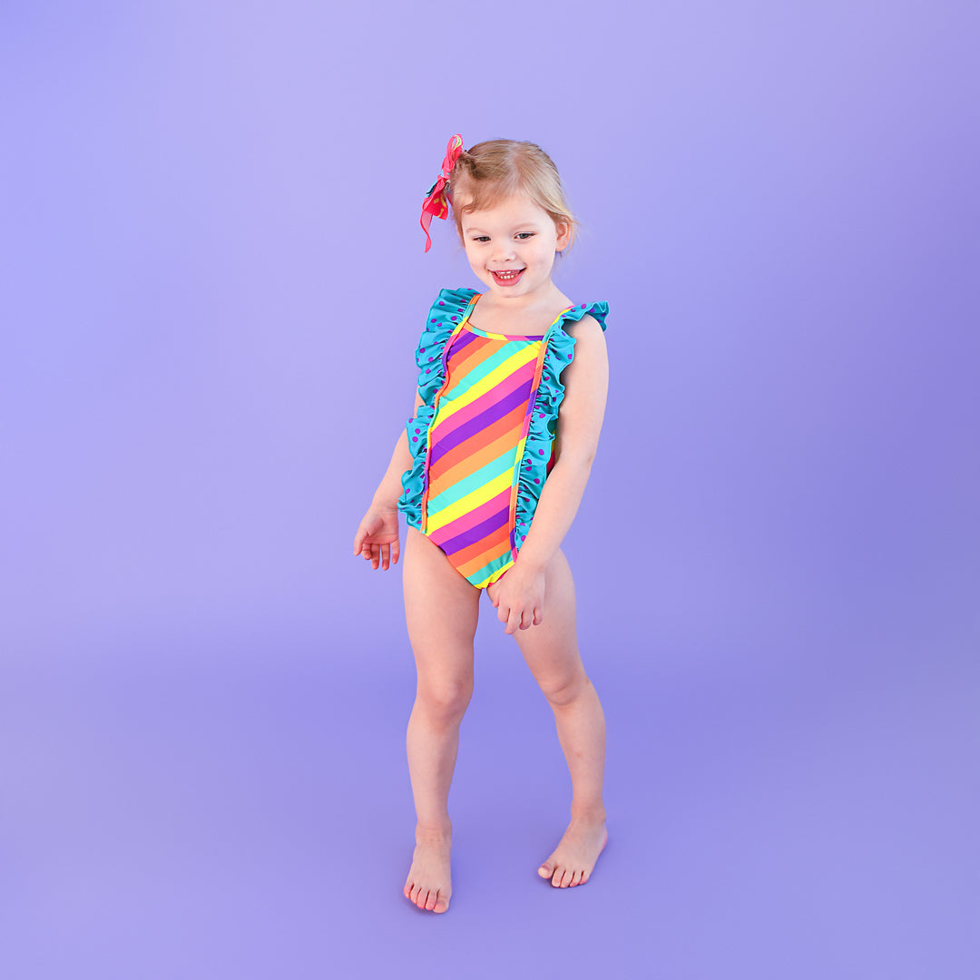 Amanda Stripe CLIP BOW - Gigi and Max