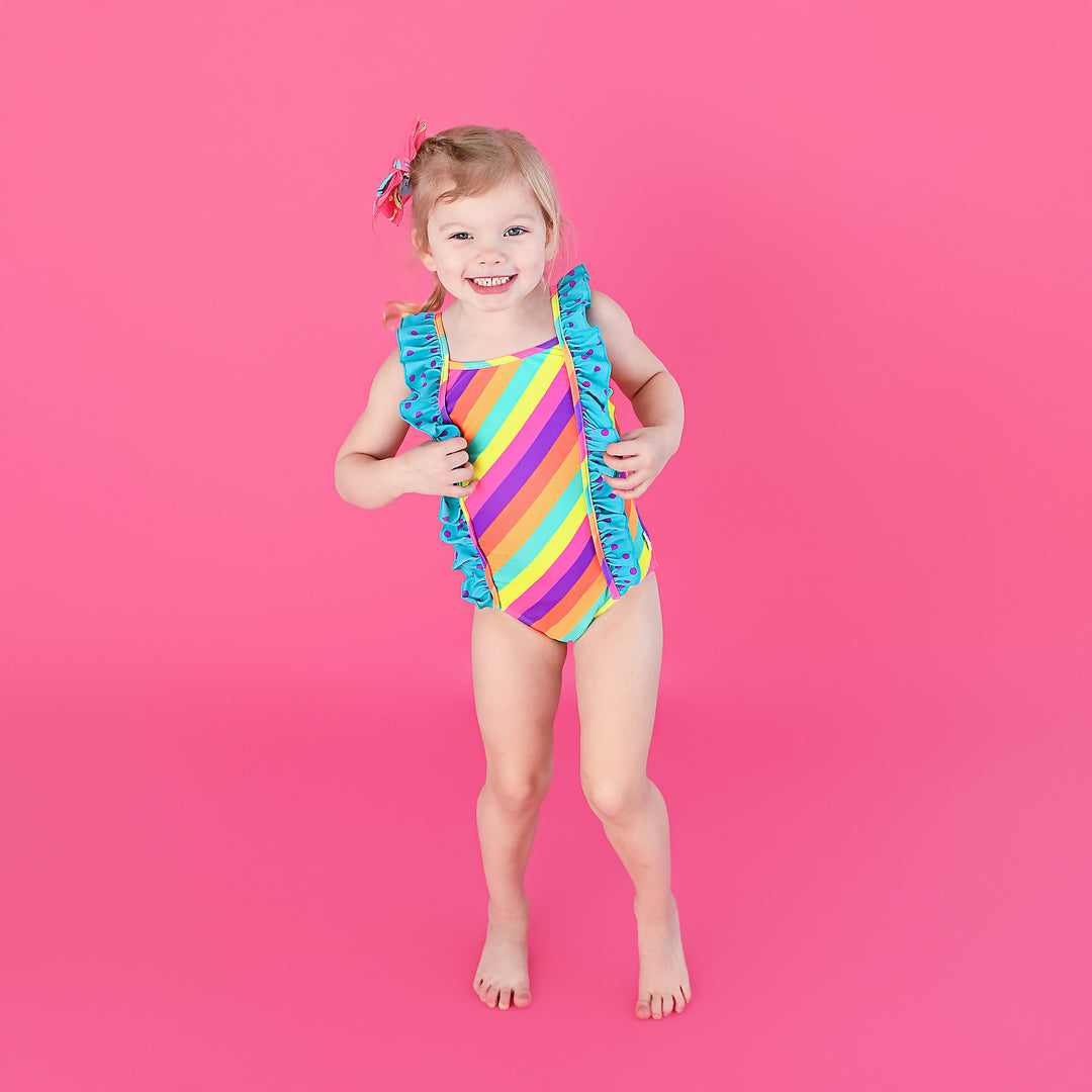 Amanda Stripes TANK ONE PIECE SWIMSUIT - Gigi and Max