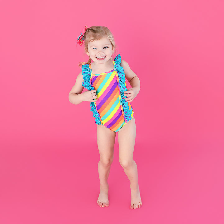 Amanda Stripes TANK ONE PIECE SWIMSUIT - Gigi and Max