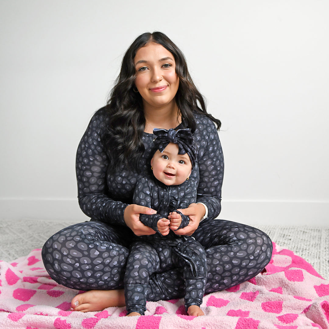 Ash Black Leopard HEADWRAP - Gigi and Max