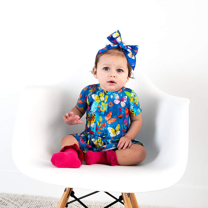 Magenta RUFFLE SOCKS - Gigi and Max