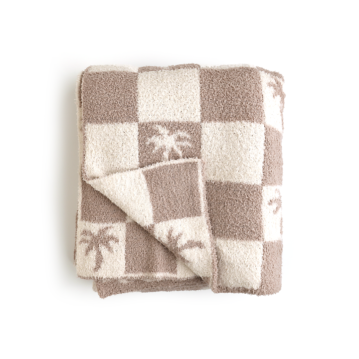 Beau Palm Tree PLUSH BLANKET - Gigi and Max