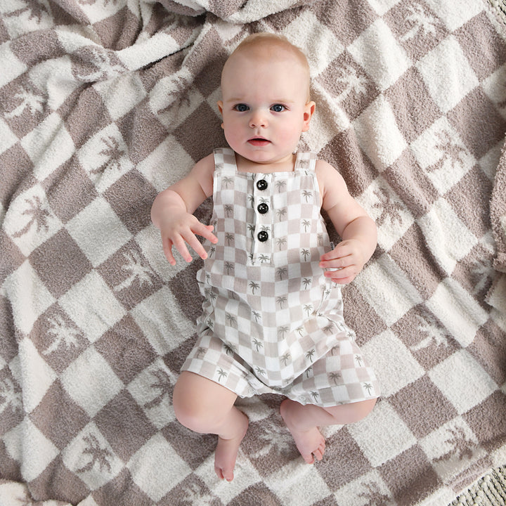 Beau Palm Tree PLUSH BLANKET - Gigi and Max