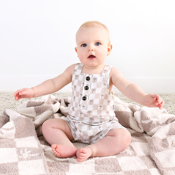 Beau Palm Tree PLUSH BLANKET - Gigi and Max