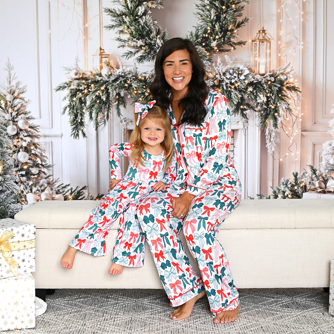 Belle Bows WIDE LEG ROMPER - Gigi and Max