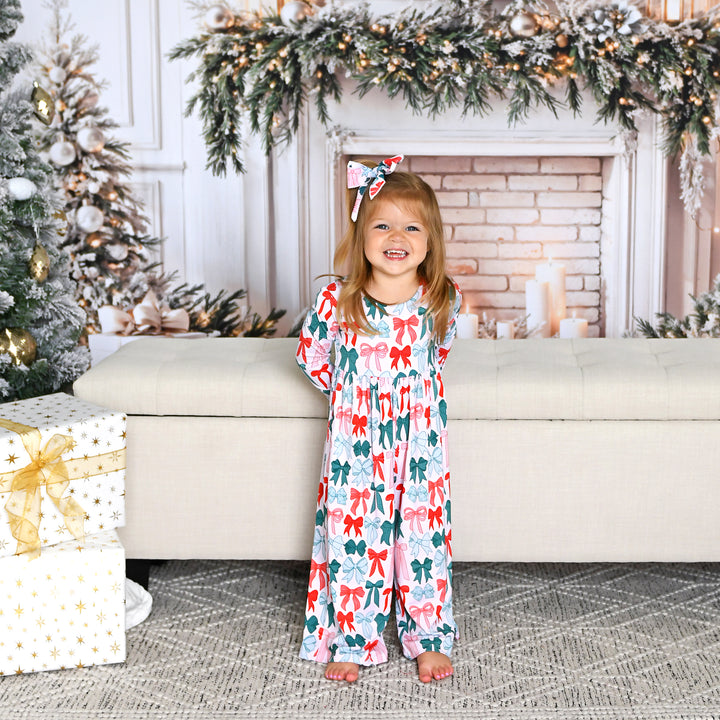 Belle Bows WIDE LEG ROMPER - Gigi and Max