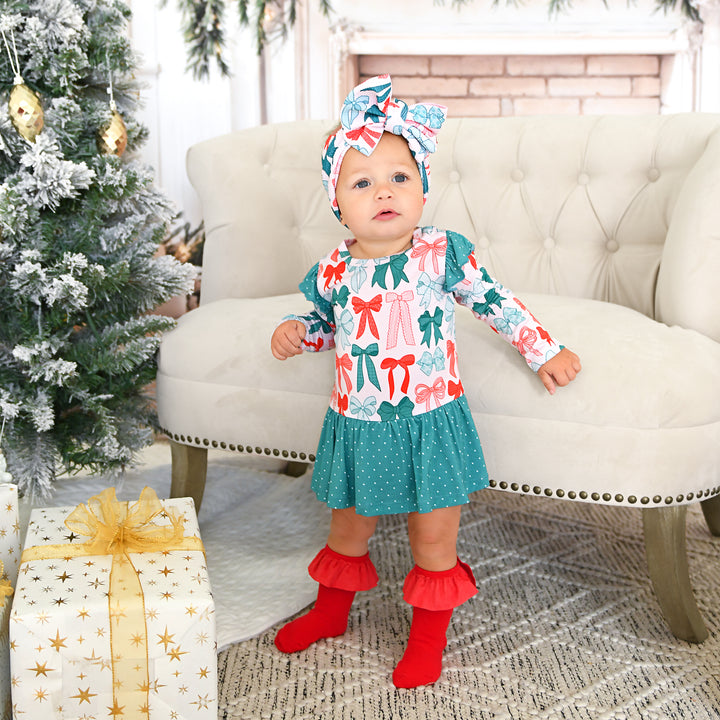 Red RUFFLE SOCKS - Gigi and Max