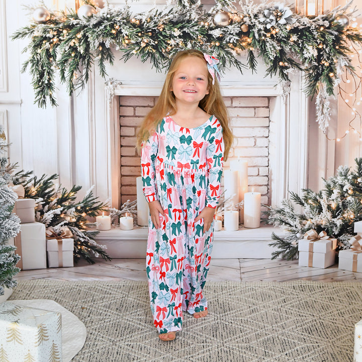 Belle Bows WIDE LEG ROMPER - Gigi and Max